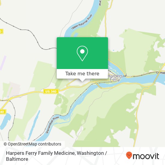 Mapa de Harpers Ferry Family Medicine, 171 Taylor St