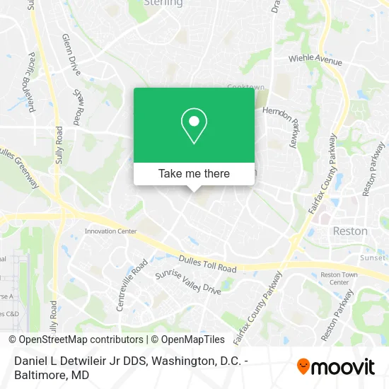 Mapa de Daniel L Detwileir Jr DDS