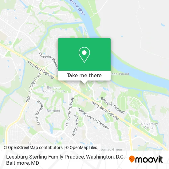 Mapa de Leesburg Sterling Family Practice