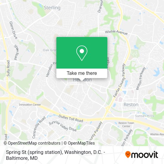 Spring St (spring station) map