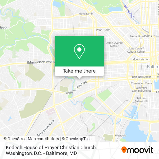 Kedesh House of Prayer Christian Church map