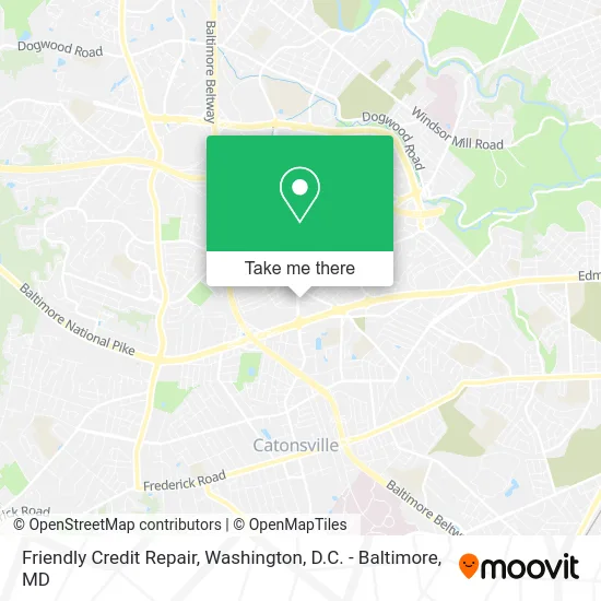 Friendly Credit Repair map