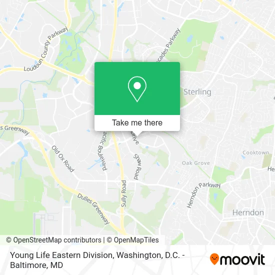 Young Life Eastern Division map