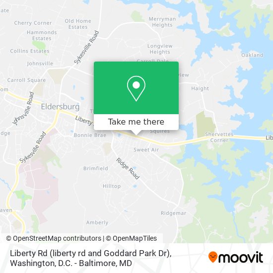 Mapa de Liberty Rd (liberty rd and Goddard Park Dr)