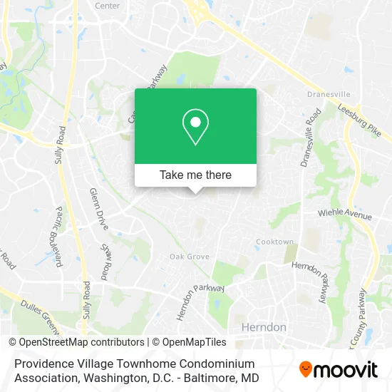 Providence Village Townhome Condominium Association map