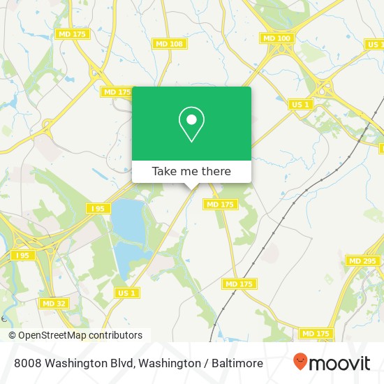 8008 Washington Blvd, Jessup, MD 20794 map