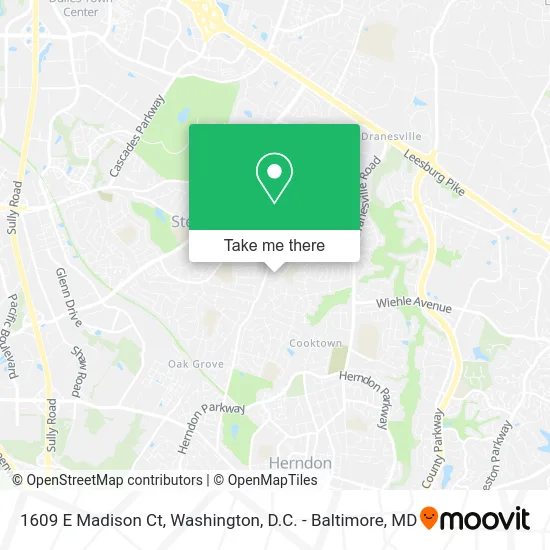 1609 E Madison Ct map