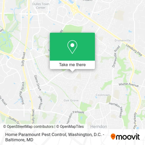 Home Paramount Pest Control map
