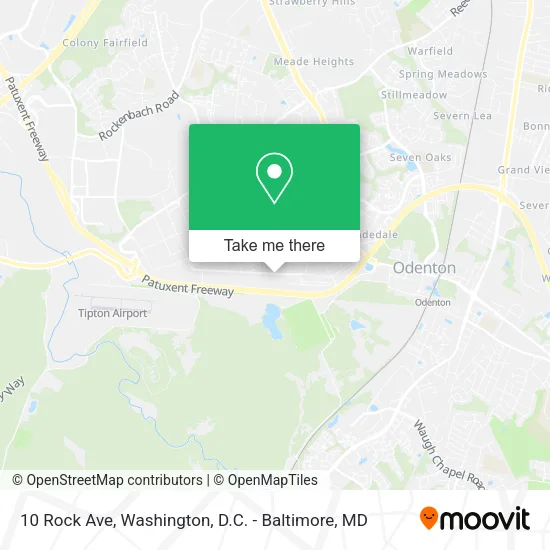 Mapa de 10 Rock Ave