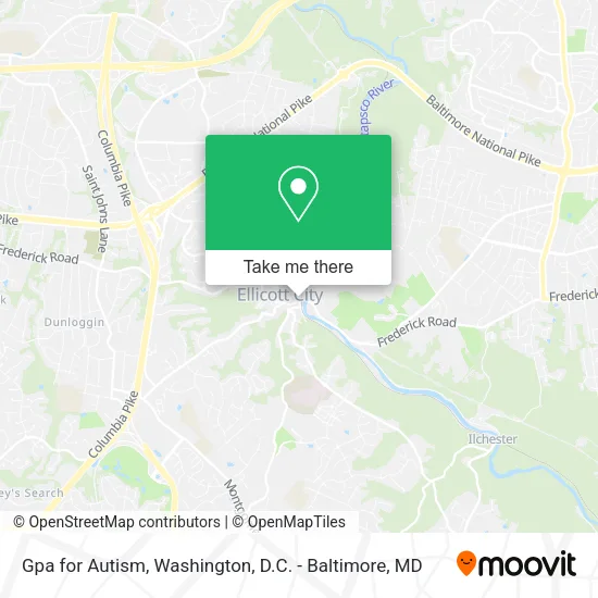 Mapa de Gpa for Autism
