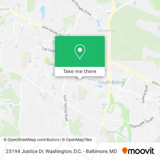 25194 Justice Dr map
