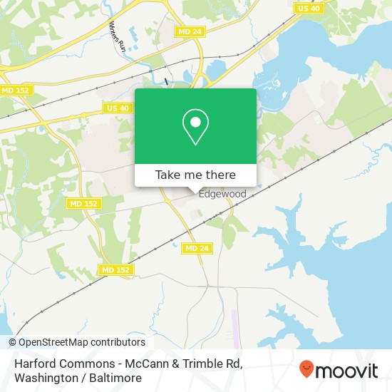 Harford Commons - McCann & Trimble Rd map