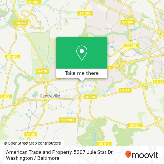 Mapa de American Trade and Property, 5207 Jule Star Dr