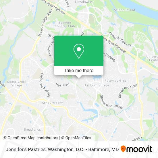 Jennifer's Pastries map