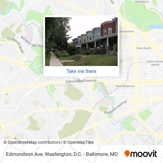 Mapa de Edmondson Ave