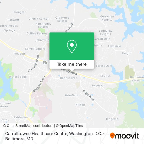 Carrolltowne Healthcare Centre map