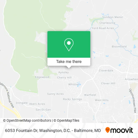 6053 Fountain Dr map