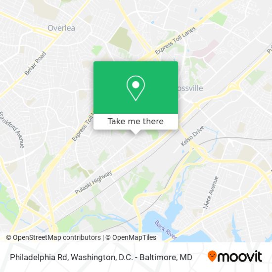 Mapa de Philadelphia Rd
