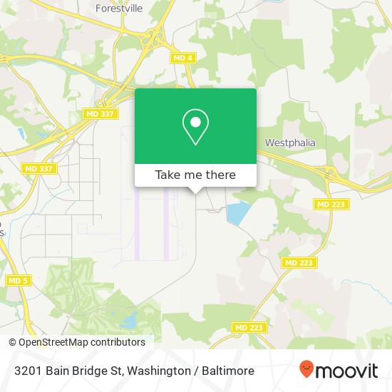 3201 Bain Bridge St, Andrews Air Force Base, MD 20762 map