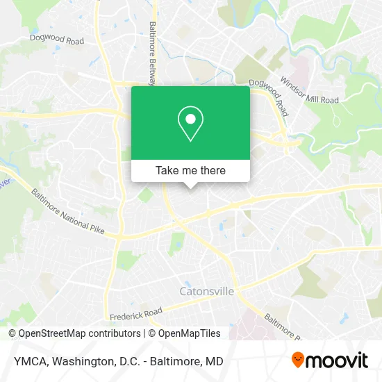 YMCA map