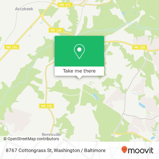 8767 Cottongrass St, Waldorf, MD 20603 map