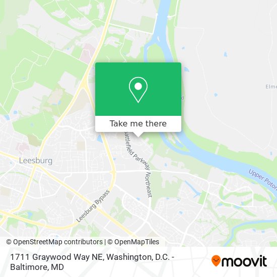 Mapa de 1711 Graywood Way NE