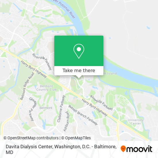 Davita Dialysis Center map