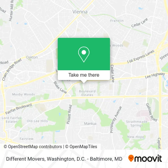 Mapa de Different Movers