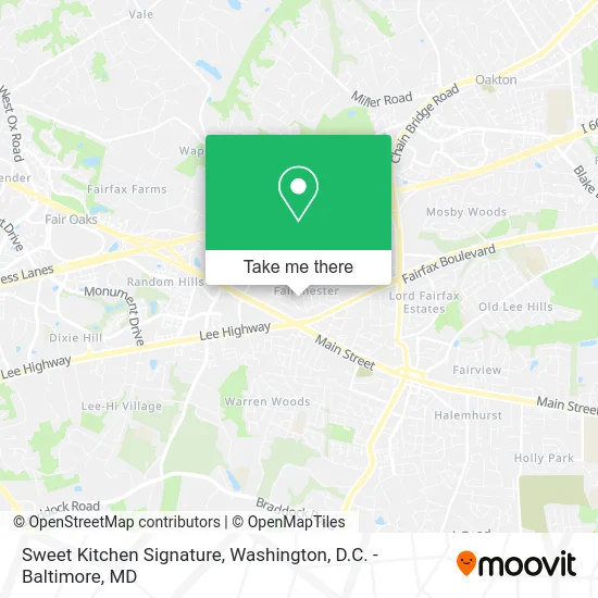 Sweet Kitchen Signature map