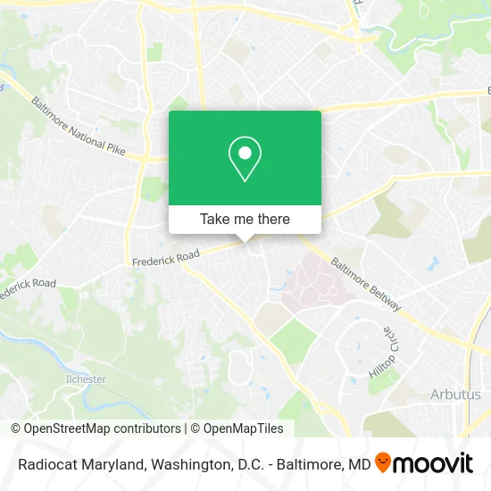 Radiocat Maryland map