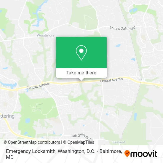 Emergency Locksmith map