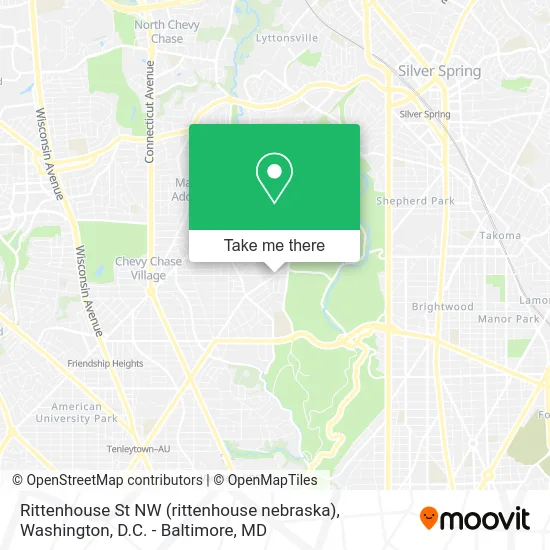 Rittenhouse St NW (rittenhouse nebraska) map