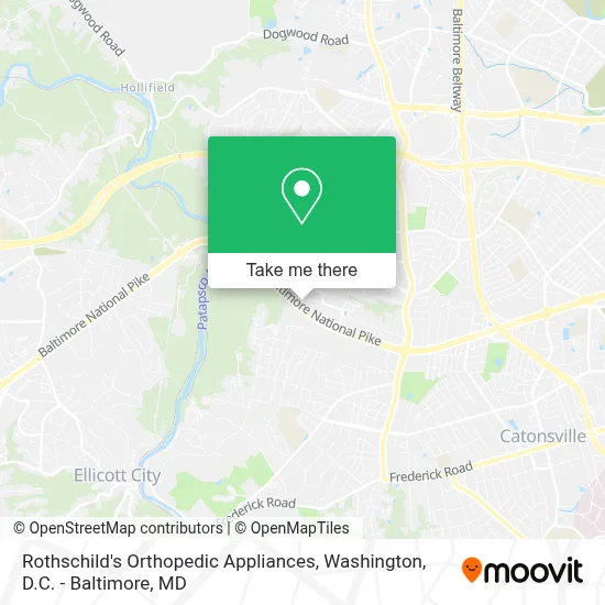 Rothschild's Orthopedic Appliances map