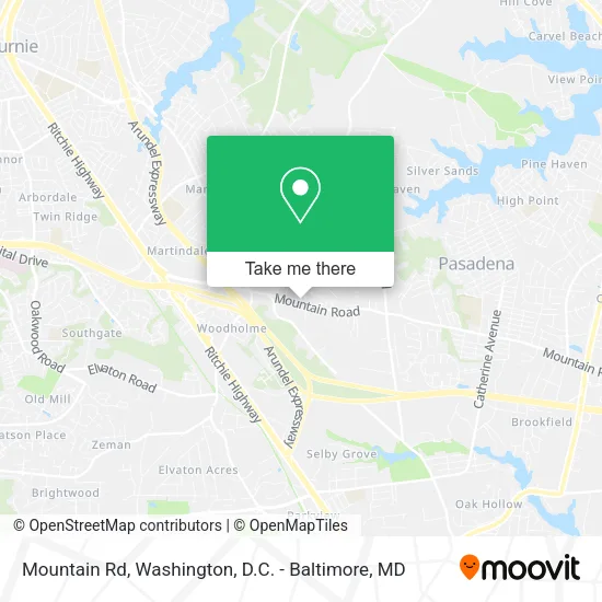 Mapa de Mountain Rd