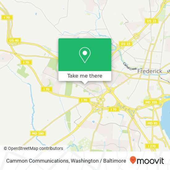 Mapa de Cammon Communications, 615 Himes Ave