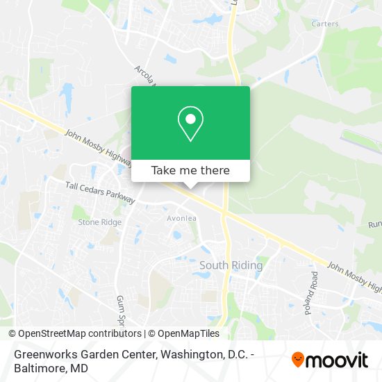 Mapa de Greenworks Garden Center