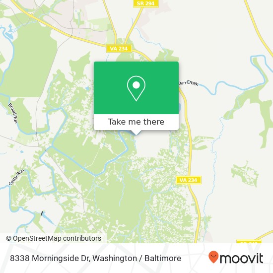 8338 Morningside Dr, Manassas, VA 20112 map