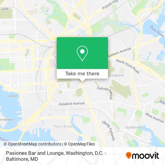 Pasiones Bar and Lounge map