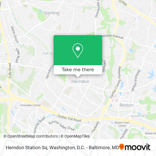 Mapa de Herndon Station Sq