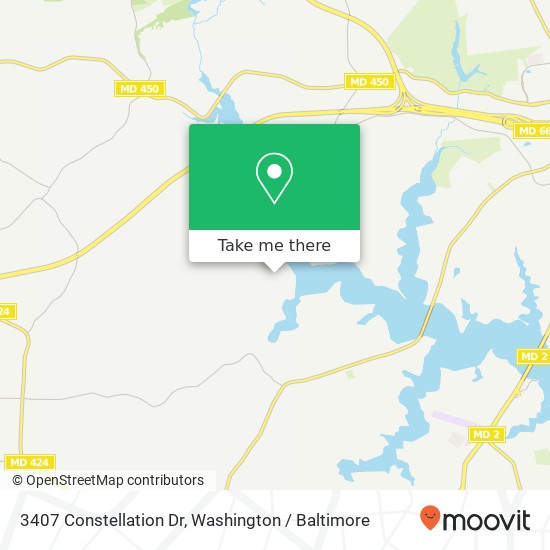 3407 Constellation Dr, Davidsonville, MD 21035 map