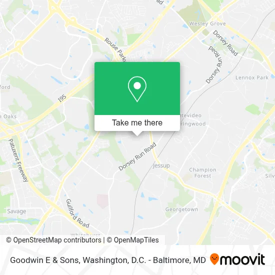 Goodwin E & Sons map