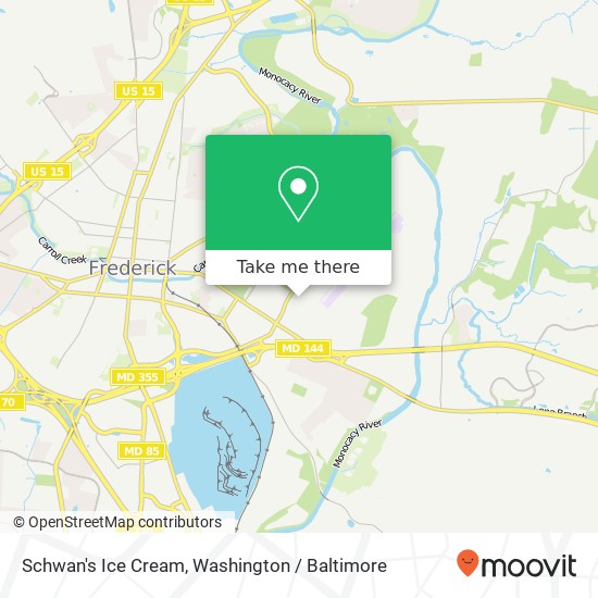 Mapa de Schwan's Ice Cream, 229 Bucheimer Rd