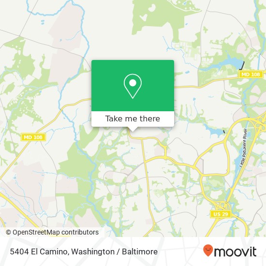 5404 El Camino, Columbia, MD 21044 map
