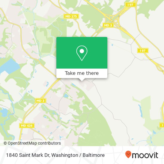 1840 Saint Mark Dr, Gambrills, MD 21054 map