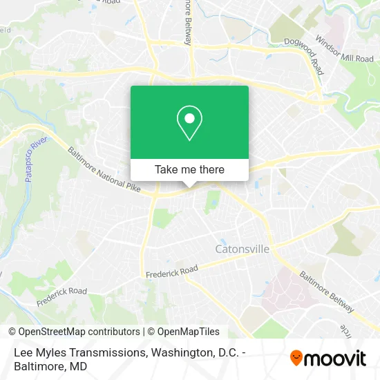 Mapa de Lee Myles Transmissions