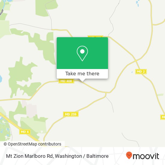 Mapa de Mt Zion Marlboro Rd, Lothian, MD 20711