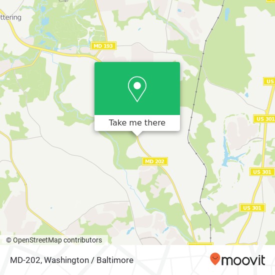 MD-202, Upper Marlboro (UPPER MARLBORO), MD 20772 map