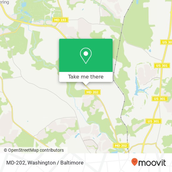 MD-202, Upper Marlboro (UPPER MARLBORO), MD 20772 map