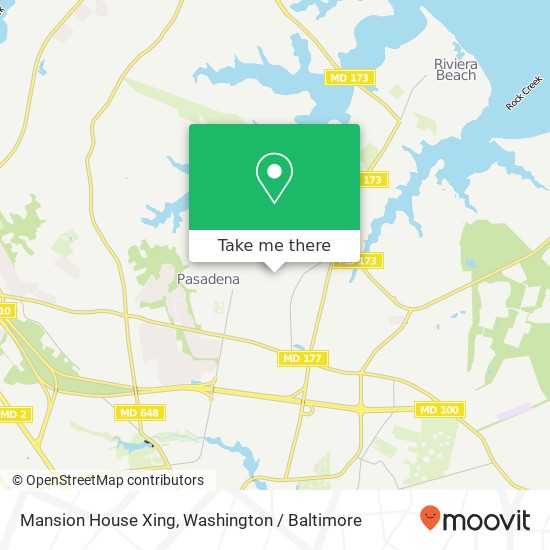 Mansion House Xing, Pasadena, MD 21122 map