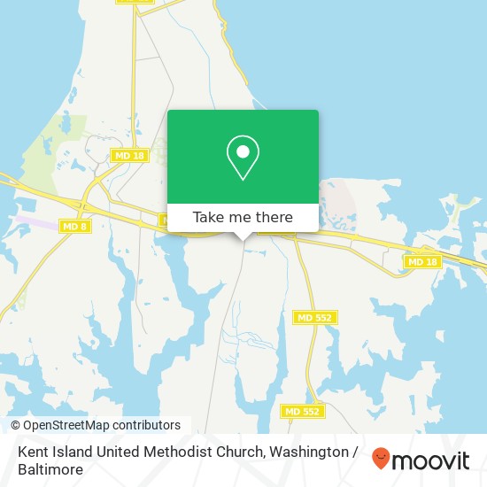 Mapa de Kent Island United Methodist Church, 2739 Cox Neck Rd